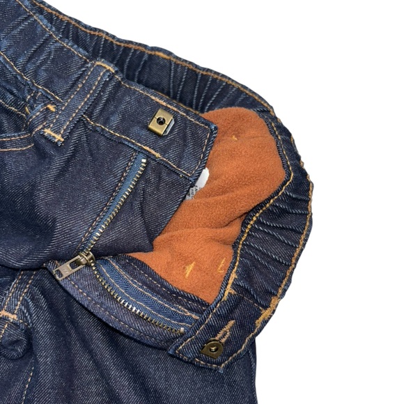 New GAP Fleece Lined Jeans 5 Dark Wash - Picture 7 of 11